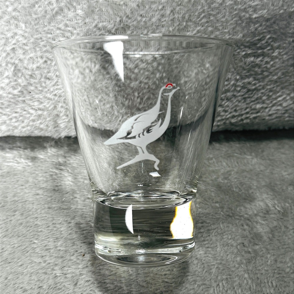 Etched Partridge Quail Whiskey Glass Rocks Glass Bird Hunting Barware Heavy Base - Picture 2 of 6